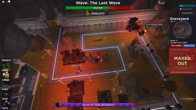 6 Jacks VS Void | Roblox Tower Battles смотреть онлайн