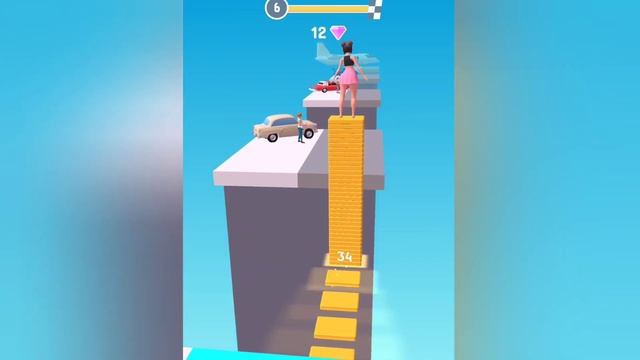 Strip Roll Girl Run Android Gameplay Level 1-10 смотреть онлайн