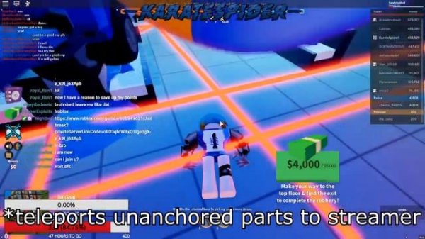 TELEPORT UNANCHORED PARTS FE GUI SCRIPT || ROBLOX EXPLOITING VIDEO #52