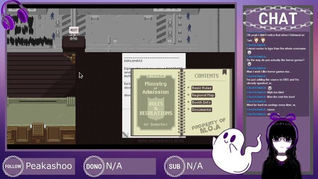 Border Inspector Myki at your Service! [ENVTUBER: PAPERS PLEASE, pt. 1] смотреть онлайн