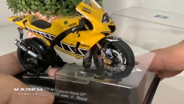 Yamaha YZR M1 laguna seca Gp World Champion 2005 Valentino Rossi diecast motor gp смотреть онлайн
