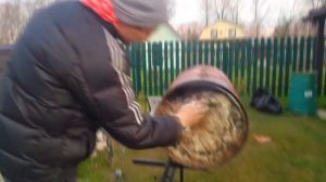 Мангал из бочки своими руками | DIY