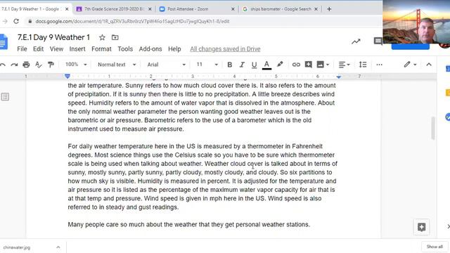 7.E.1.4 Earth Systems Weather смотреть онлайн