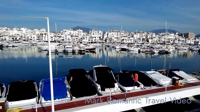 Марбелья - яхтенная гавань и пляжи - Marbella - yacht harbor and beaches. смотреть онлайн