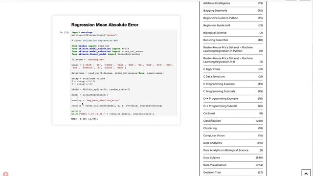 How to get Regression Metric MAE смотреть онлайн