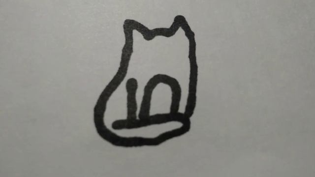 Рисуем котяру ?Как просто и легко нарисовать кота. смотреть онлайн