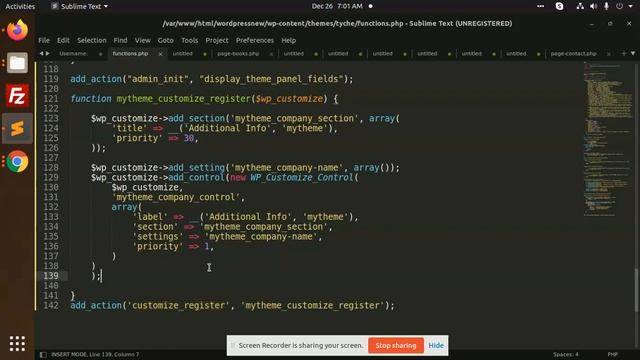How to add options to the WordPress Customizer | How to Add Extra Settings to Default Customizer смотреть онлайн