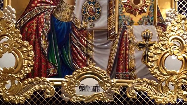"Сумская Икона" Икона Риза Святого Николая Чудотворца для Храма Обзорное Видео Готовой Работы смотреть онлайн