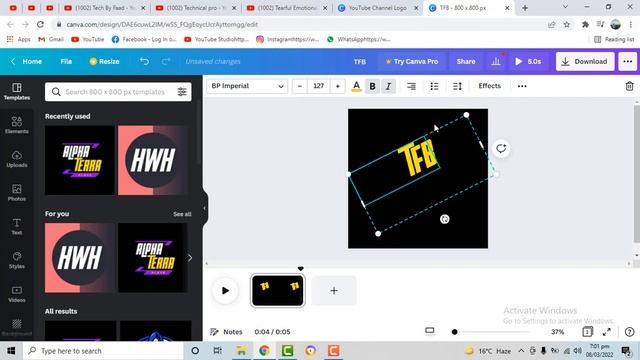 How To Make A Professional LOGO With Canva | Canva Tutorial | Design talk | Logo Design смотреть онлайн