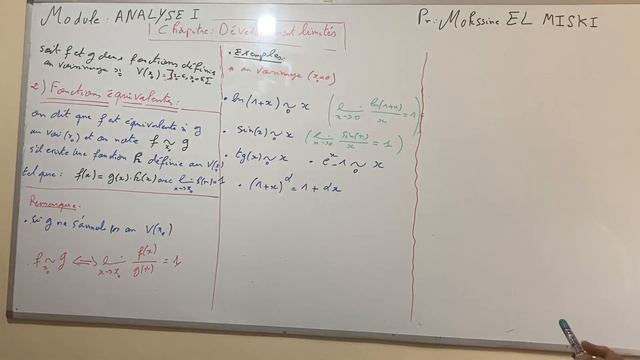 ANALYSE I : développement limité part 2 смотреть онлайн