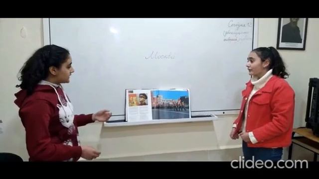 Сирийские дети учат русский язык, используя учебник Н.Б.Каравановой 