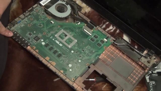 Разборка Asus X55VD