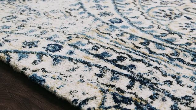 Loloi Torrance Tc-02 Ivory - Indigo Area Rug смотреть онлайн