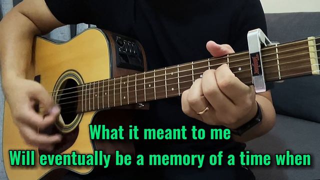 In The End By Linking Park | Acoustic Guitar Karaoke | Singalong | Instrumental | No Vocals