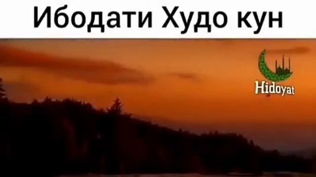 Ибодати Аллох бикун хамчунон ки ту Аллохро мебини❤️ Обуна шавед смотреть онлайн