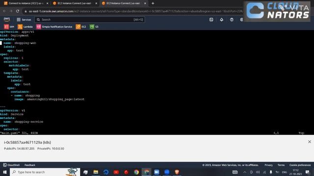 Simple application Deployment in kubernetes with having argocd for monitoring on AWS смотреть онлайн