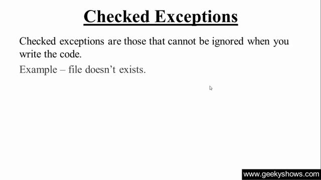 179. What is Checked Exceptions in Java Programming (Hindi) смотреть онлайн