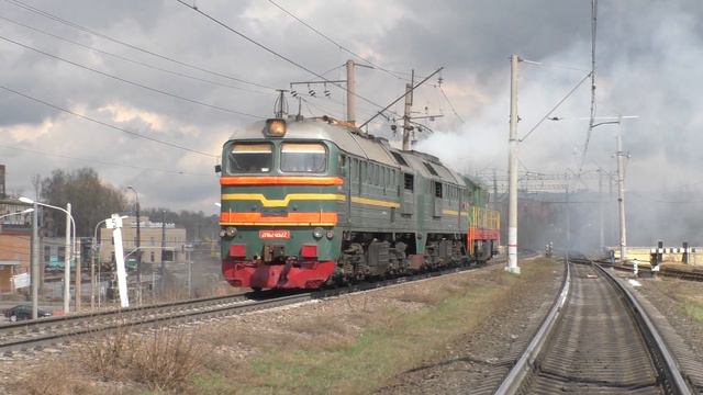 Тепловоз 2М62-0522 с ЧМЭ3-5039 смотреть онлайн