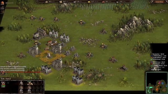 Cossacks 3 4vs4 Fast attack & strong defense смотреть онлайн