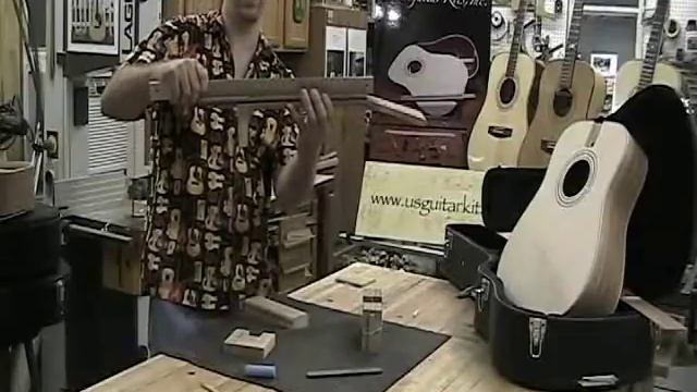 U.S. Guitar Kits, Inc.Fretboard Radius/Fretting Step 9 Pt 1 смотреть онлайн