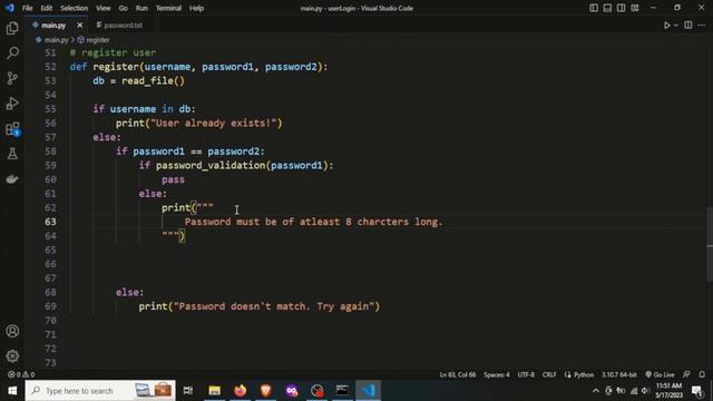 Python Project: Login System смотреть онлайн