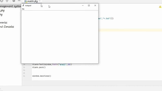 python minor project |text editor in python |project for beginners. смотреть онлайн