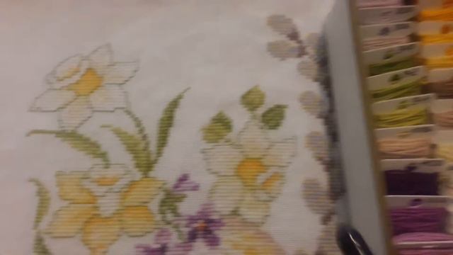 Пасхальный рушник/салфетка. Отчет 3! смотреть онлайн