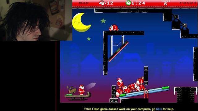 SUPER SANTA KICKER vs The World's Worst Gamer! смотреть онлайн