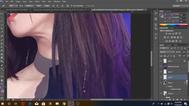 VECTOR ART | PHOTOSHOP TIMEPAPSE | VEXEL FOR BEGINNER смотреть онлайн