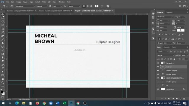Basic business card in photoshop 4 смотреть онлайн