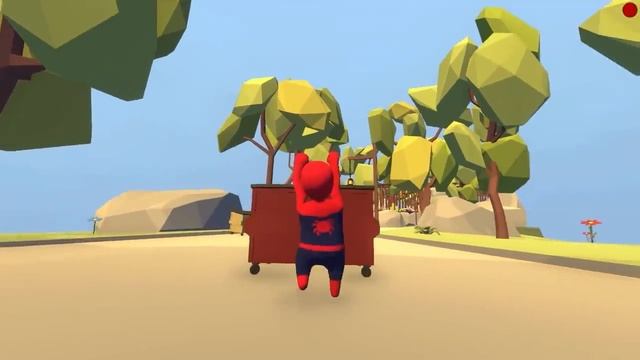 СУПЕР САМОЛЕТИК СЛОМАЛСЯ HUMAN FALL FLAT пластилиновые герои Володя Человек Паук и Железный Человек смотреть онлайн