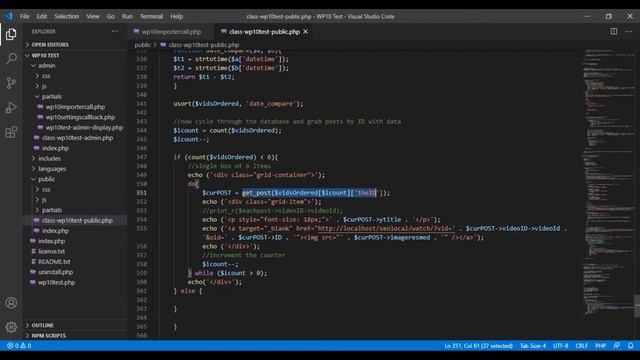 Sorting Videos By Date [cont.] - WordPress Boilerplate Plugin Development 2020 [part 28] смотреть онлайн