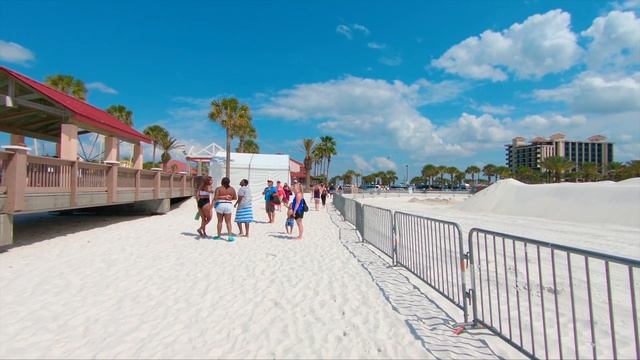 Clearwater Beach - Spring Break, Florida | Walking Tour смотреть онлайн