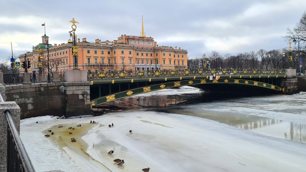 Санкт-Петербург. Погуляем по Набережной Кутузова. смотреть онлайн