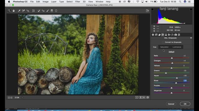 CInematic Orange COlor Grading Photoshop Tutorial Camera Raw Filter смотреть онлайн