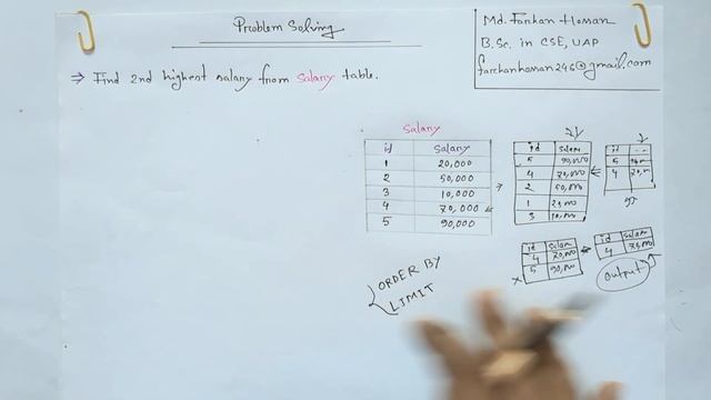 Lec: 83 | Problem solving with SQL | Find Second Highest Salary | SQL | DBMS | Bangla Tutorial смотреть онлайн