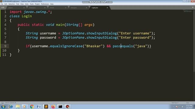 Very Attractive and simple way to check Username & Password validation in Java смотреть онлайн