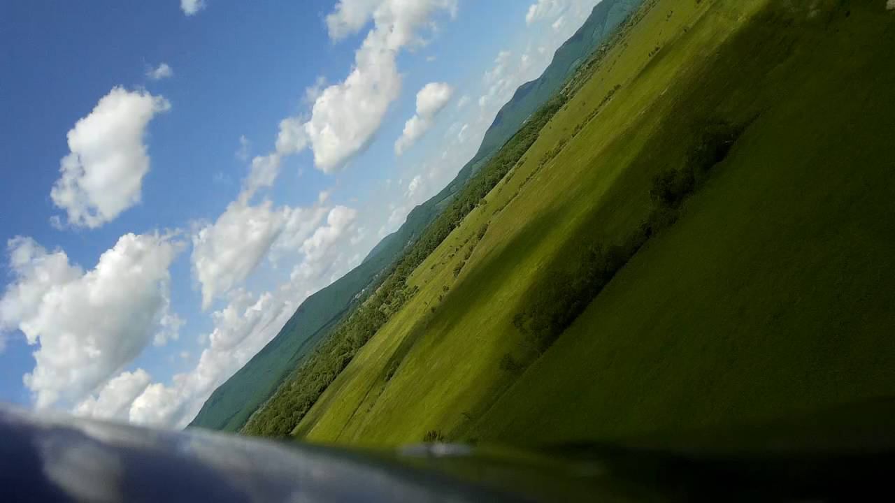 Absinthe F5J spiral at low altitude and approach. on board cam. смотреть онлайн