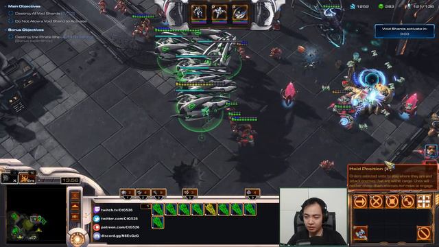 Fenix SOLO, without Heroes or Top Bars! | Starcraft II: Co-Op смотреть онлайн