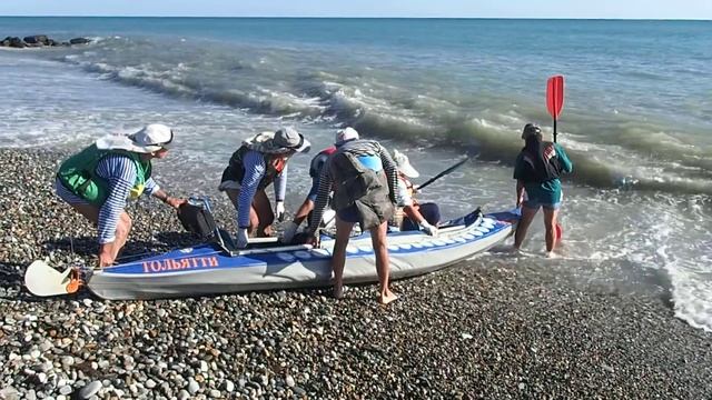 Чёрное море 2018. Отход "Золотой рыбки" от берега смотреть онлайн
