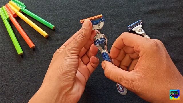 Gillette Fusion 5 Vs Gillette Mach 3 Turbo/Comparision In Hindi??