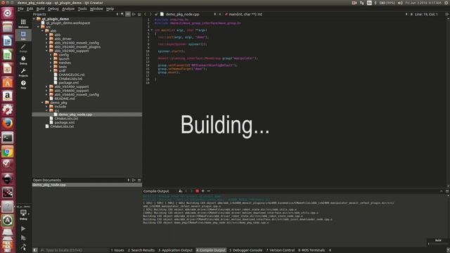 Qt Creator IDE Plug-in for ROS смотреть онлайн