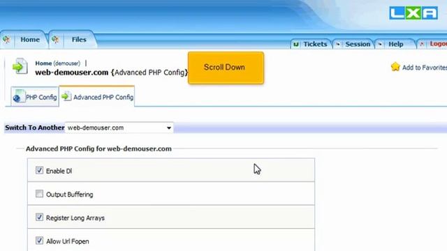 How to edit the PHP upload size in LxAdmin/Kloxo (Flipper Host) смотреть онлайн