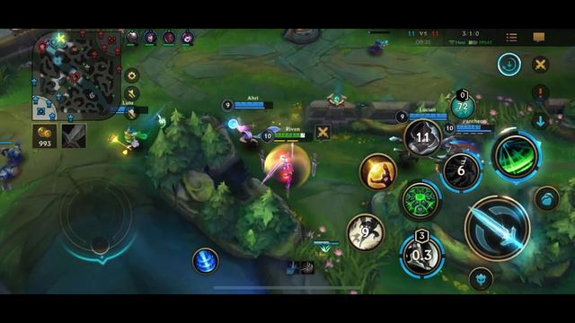 Wild Rift Riven vs Garen Baron Lane Gameplay - wild rift（Legendary Rank S8）HD 1080p смотреть онлайн