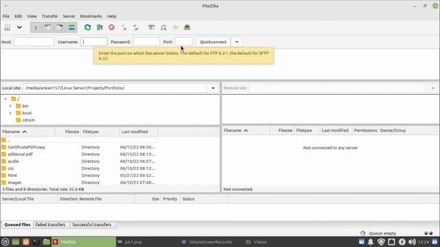 How To Connect FTP Server on Linux via Filezilla || Half Programmer || Important for Web Developer смотреть онлайн