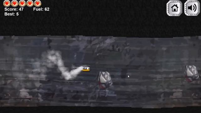 Classic Helicopter with Fuel – Construct 2 Game смотреть онлайн