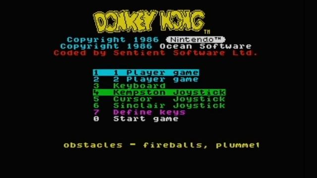 DONKEY KONG (2022 Deluxe _ Original & Mod Version _ 4 Loading Screens) 2 X Walkthrough, ZX Spectrum