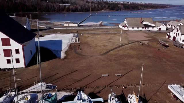 Paspébiac Poissonnerie Unipeche Mdm et le Site du Banc 2018,Vue du Drone Mavic Pro смотреть онлайн