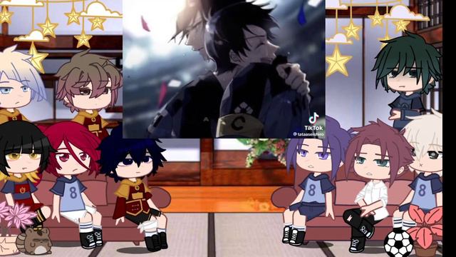 ⚽|React Blue Lock To Tik Tok|Реакция блю лок на тик ток|Gacha Nox|ships?|(3/?)|⚽