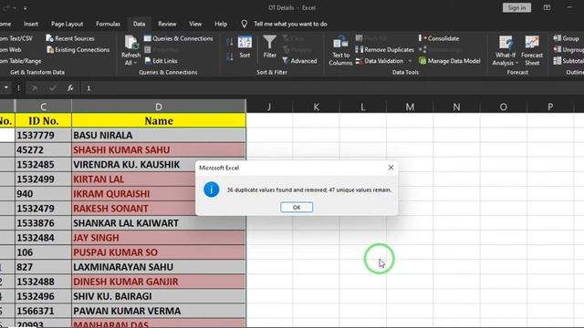 How to find & remove duplicate value / How to find duplicate value / How to remove duplicate value. смотреть онлайн
